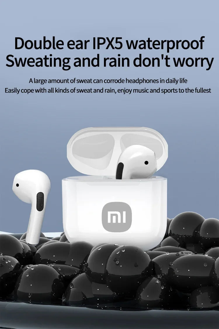 Fone Bluetooth Xiaomi Buds5, som estéreo HiFi, fone de ouvido Bluetooth 5.3, fones de ouvido MIJIA Sport com microfone, Android, iOS.